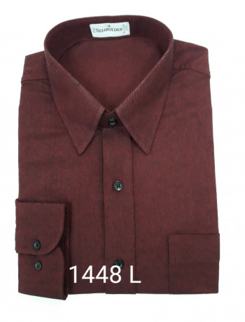 Imagem da Camisa masculina manga longa bordô inverno