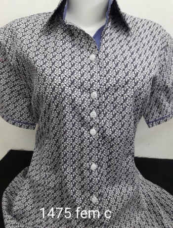 Camisete feminina manga curta estampada várias cores