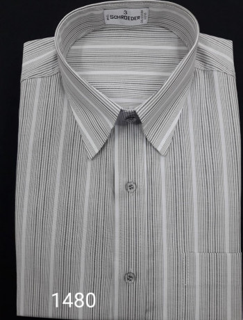 Camisa masculina manga curta listrada