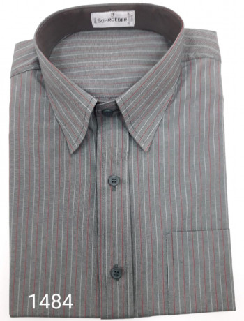 Camisa masculina manga curta listrada