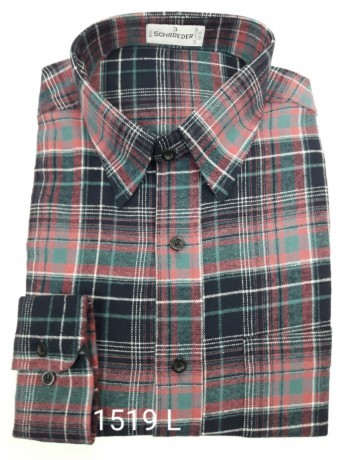 Camisa masculina manga longa xadrez vermelho inverno